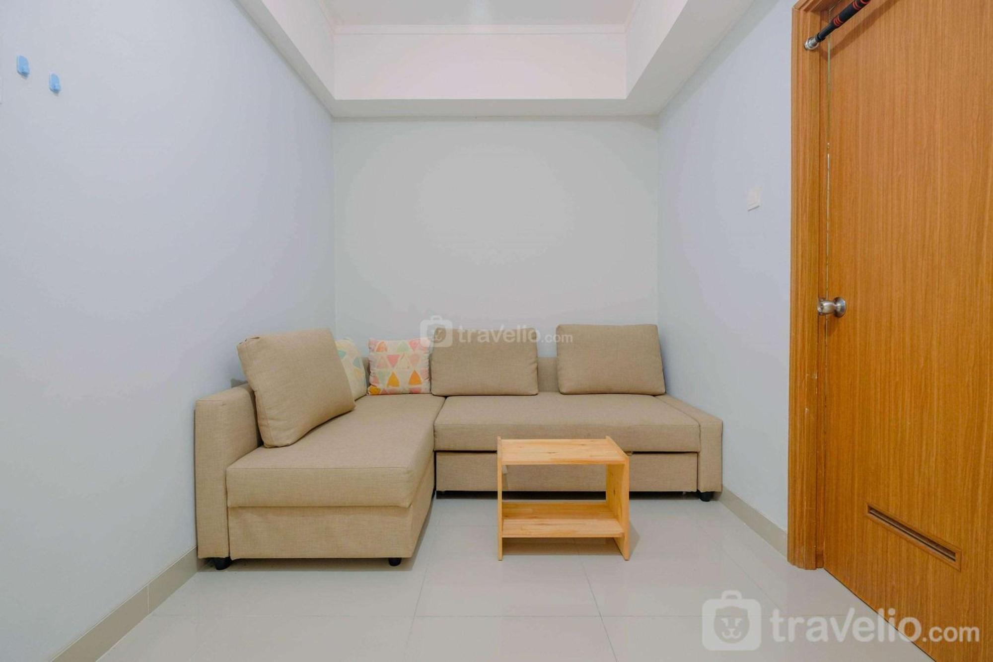 Minimalist&posh 1br The Oasis Cikarang By Travelio Apartemen *